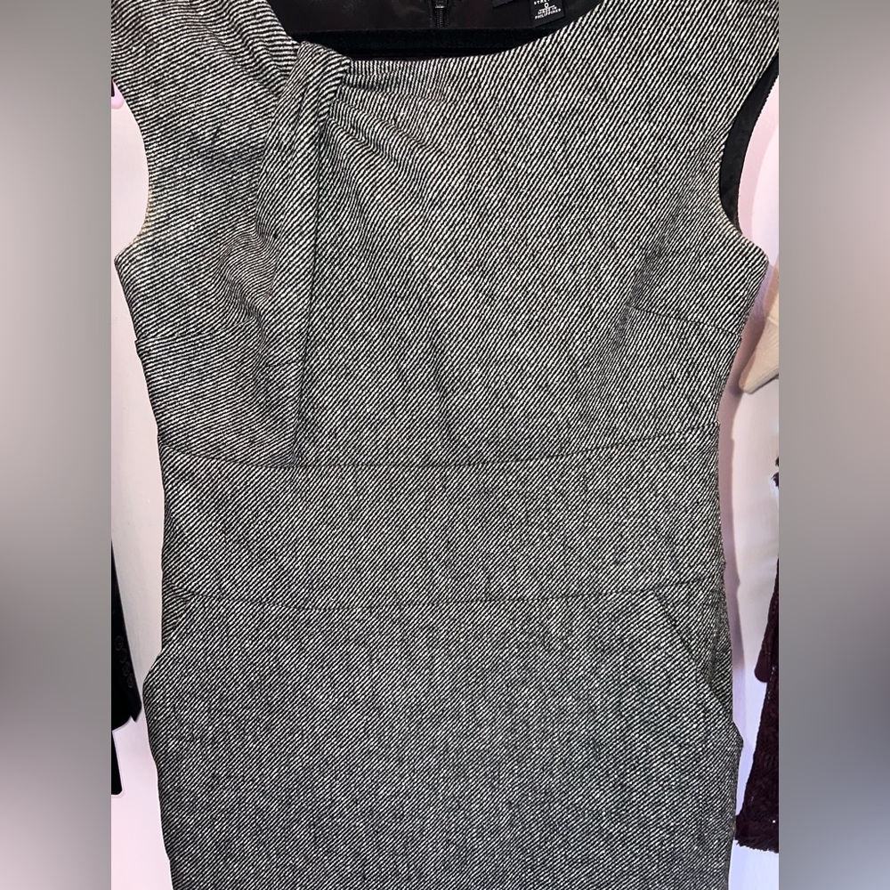 Banana Republic Gray Midi Dress - Picture 4 of 7